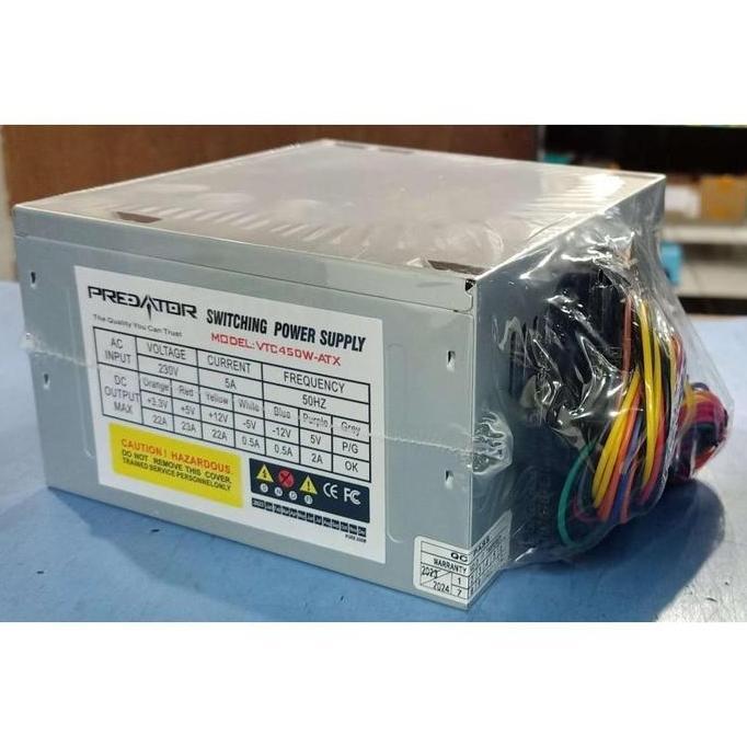 Terjangkau Power Supply Pc Psu 450 Watt Psu 450W Avaris