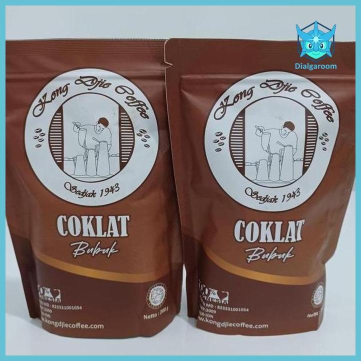 ( COKLAT ) COKLAT BUBUK KONGDJIE BELITUNG 200GR BAHAN KUE  COKLAT BUBUK MAKANAN & MINUMAN