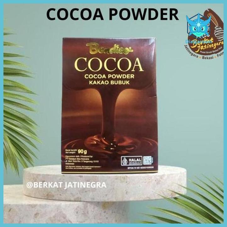 ( COKLAT ) COKLAT BUBUK BENDICO / BENDICO COCOA POWDER 90 GR BAHAN KUE  COKLAT BUBUK MAKANAN & MINUM