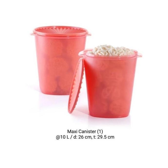 New- Toples besar toples kerupuk tupperware maxi canister 10lt