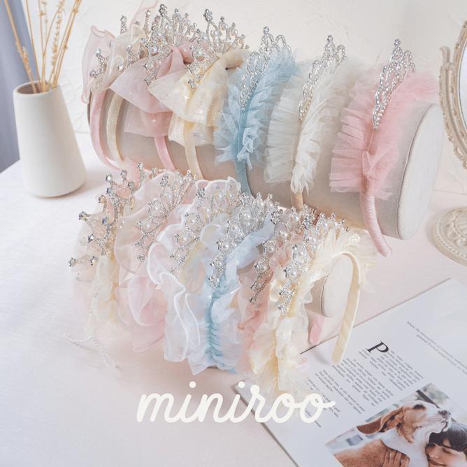 Miniroo Bando Ban Mahkota Princess Tille Korea Anak Perempuan Aurora