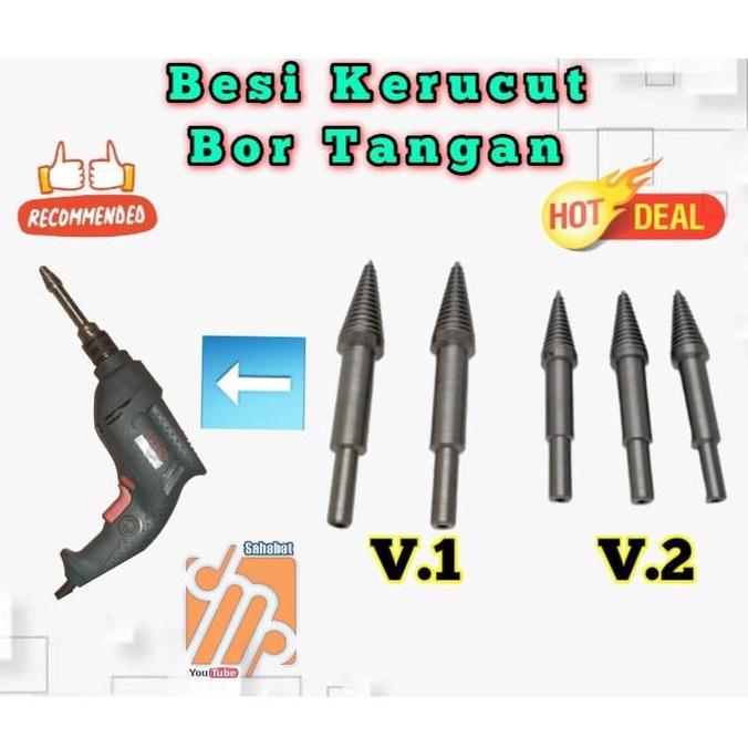 as poles bor as kerucut bor tangan Besi Kerucut Bor Tangan