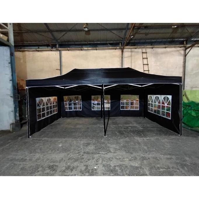 Terlaris Tenda Lipat 3X6 Lengkap Dinding Motif Jendela