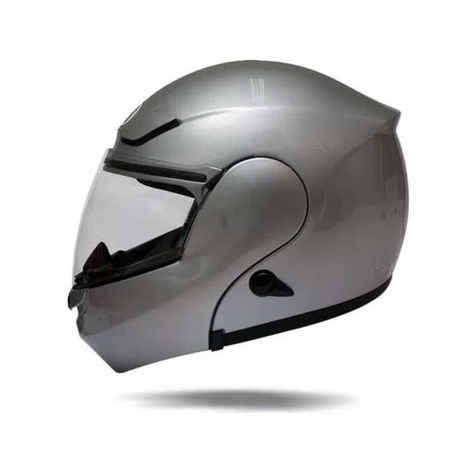 Helm Tdr Modular Fullface Double Visor Xtr3000 S07 Silver Size Xl