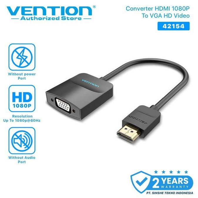 Converter Vention HDMI to VGA HD Video Metal