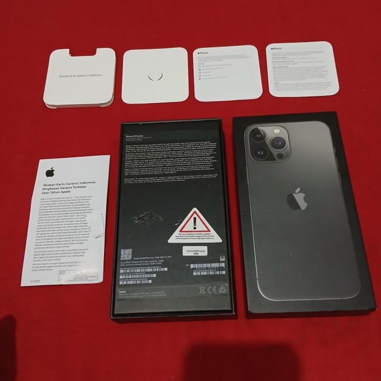 Dus Box iPhone 13 Pro Max Graphite Ori Copotan Asli Ibox