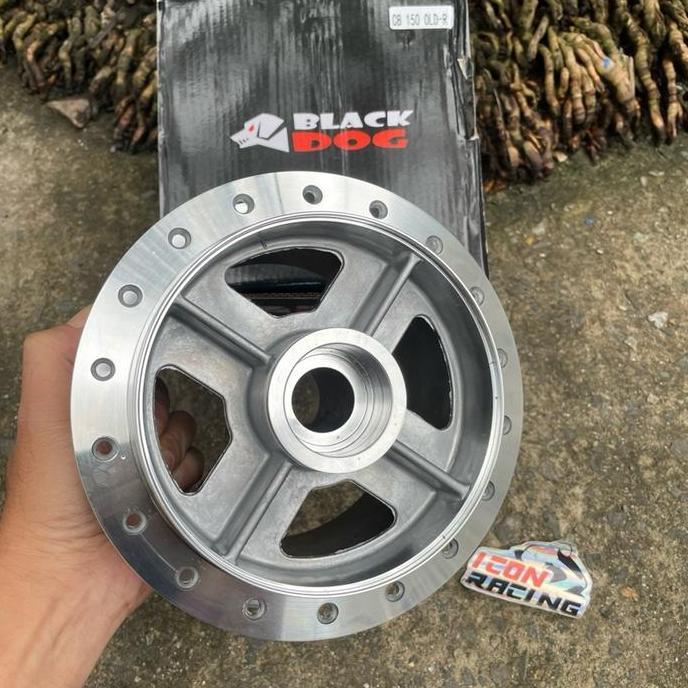 Flo_zime - Tromol Belakang CB150 Old MegaPro New Chrome Black Dog