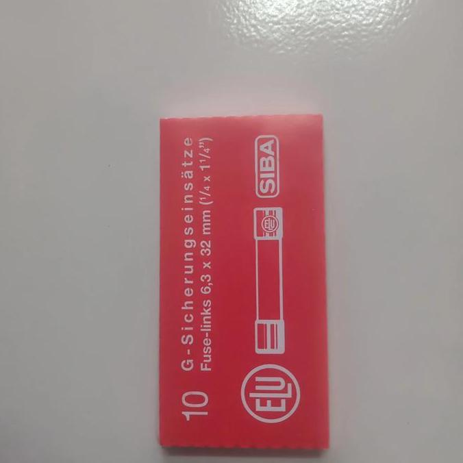Fuse Siba 6,3x32 4A 500V Siba P/N.7006563
