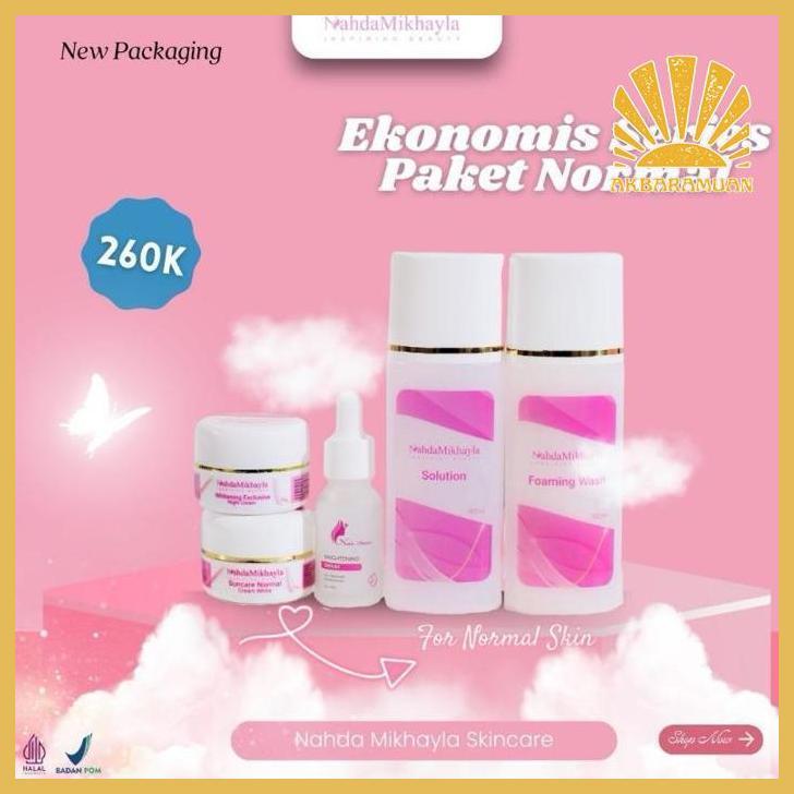 If56 NAHDA SKINCARE || ECERAN CREAM MALAM/SIANG/TONER/FOAMING WASH (SABUN) NAHDA SKINCARE Berkualita