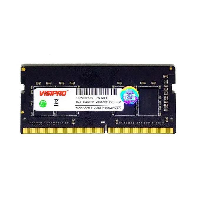 TERBARU - Memory / RAM 8GB DDR4 PC21300 VISIPRO SODIMM / LAPTOP