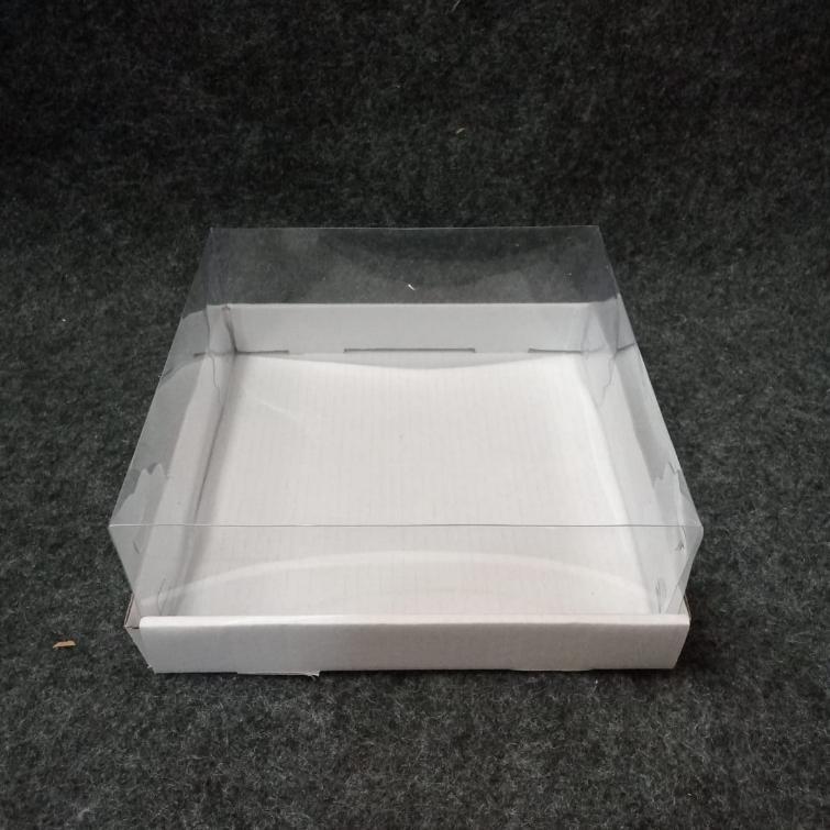 Box Full Tutup Mika Kupluk 25x25x10 (10 PCS) warna Putih
