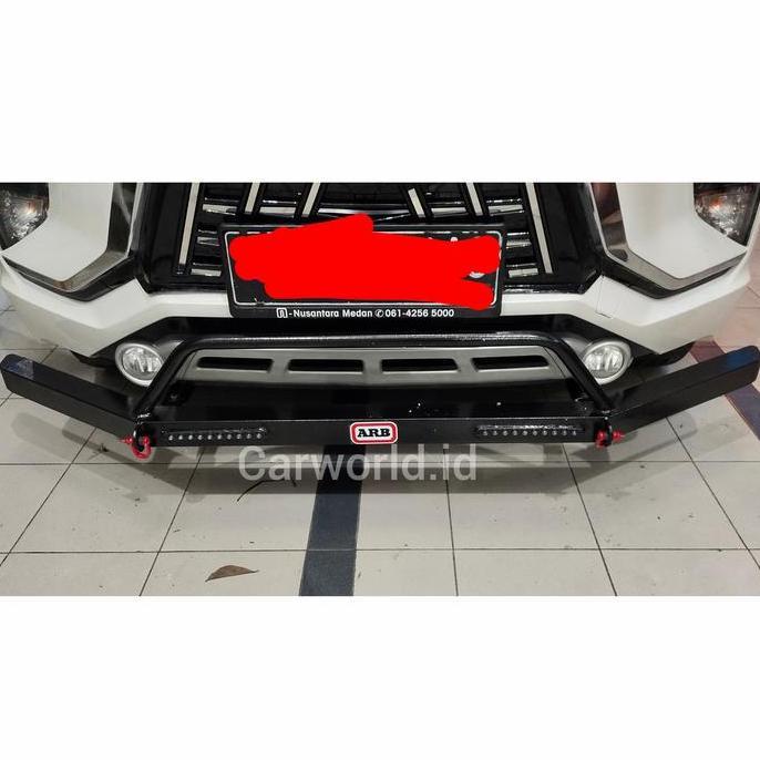 TERMURAH - Towing Bar Depan Palang Bumper Besi Xpander + Led