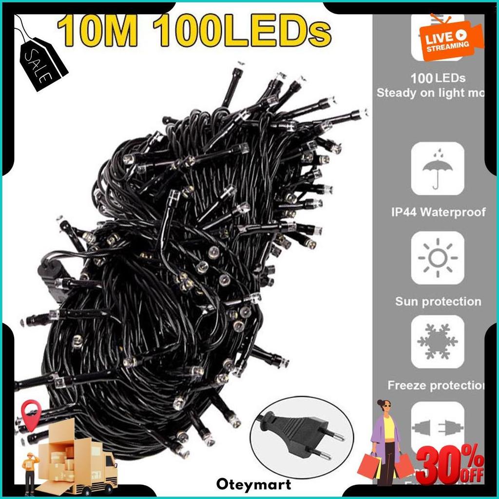 Anbolt Lampu Tumblr Lampu Hias Lampu Natal 10M/20M Warna Warni/ Kuning Lampu Kelap Kelip Anti Air Co