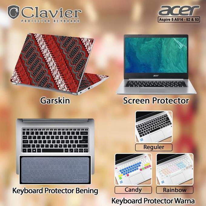 Cover Keyboard Screen Protector Garskin Laptop Anti Gores Acer Aspire 5 A514-53-31QE 32F7 32H2 331L 