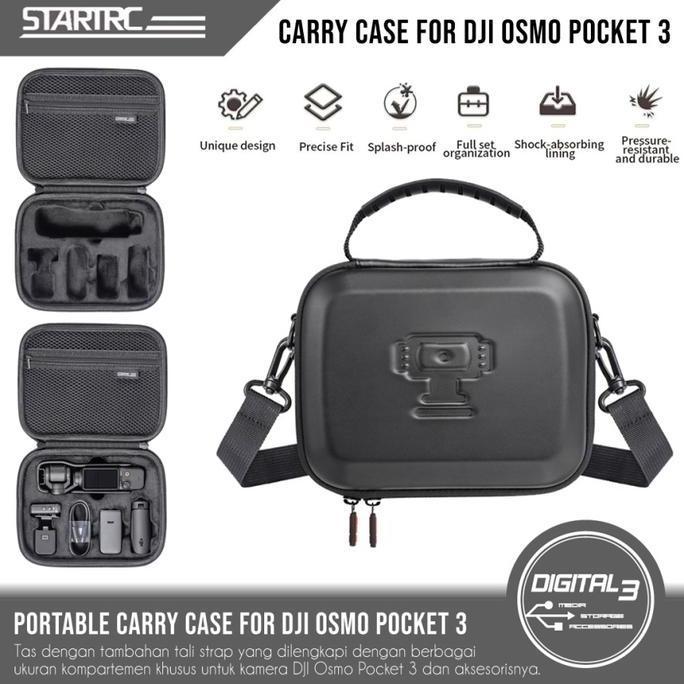 STARTRC Storage Bag DJI Osmo Pocket 3 / Pocket 2 Carry Case Tas
