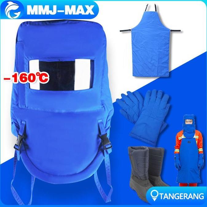 YOUEI Sarung Tangan Nitrogen Cair/Masker Perlindungan Nitrogen Cair