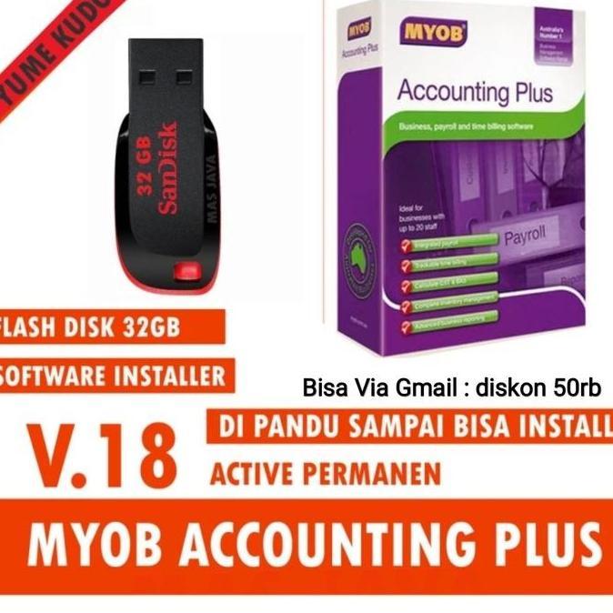 PROMO USB Flashdisk - MYOB Accounting - Software Akuntansi Full