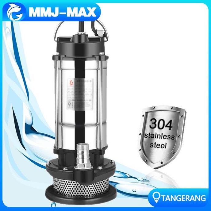 YOUEI Mesin Pompa Air Kotor/Pompa Celup Air Kotor Otomatis