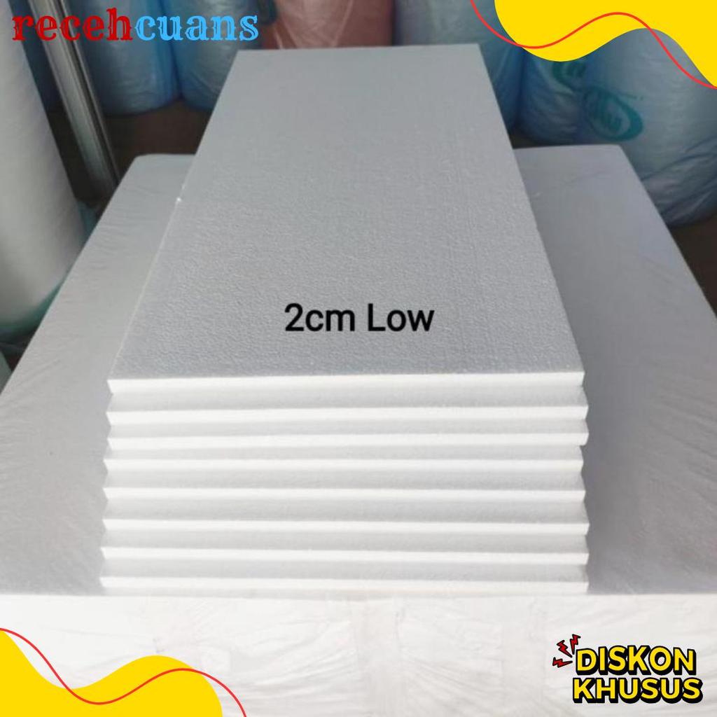 Lagi Diskon Nih Lembaran Styrofoam Low 100502 Cm / Papan Sterofom Lembaran Foam Gabus Kotak