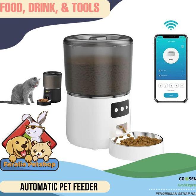 Automatic Pet Feeder Mesin Dispenser Makanan Otomatis Kucing Anjing