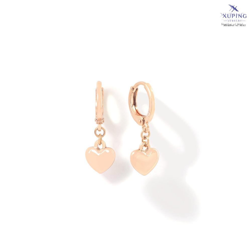 Xuping Anting Jurai - Panjang Titanium Motif Love Polos 0171220012