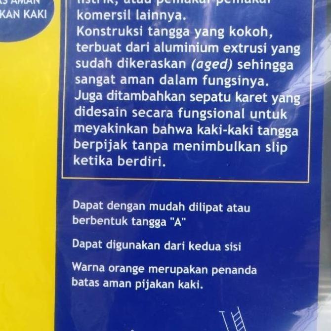 Tangga Aluminium 2 Meter Fortuna Altima Dp 13