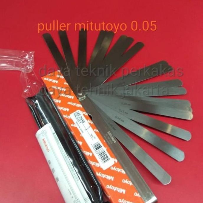 filler gauge mitutoyo - puller mitutoyo japan 0,5 - 1mm - puler gauge dt