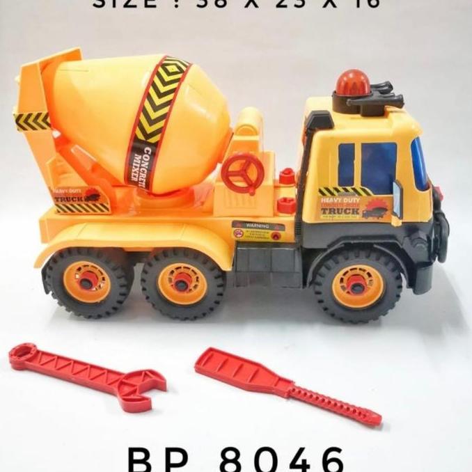 Mainan Anak Truk Molen Konstruksi Truck Construction BP8046