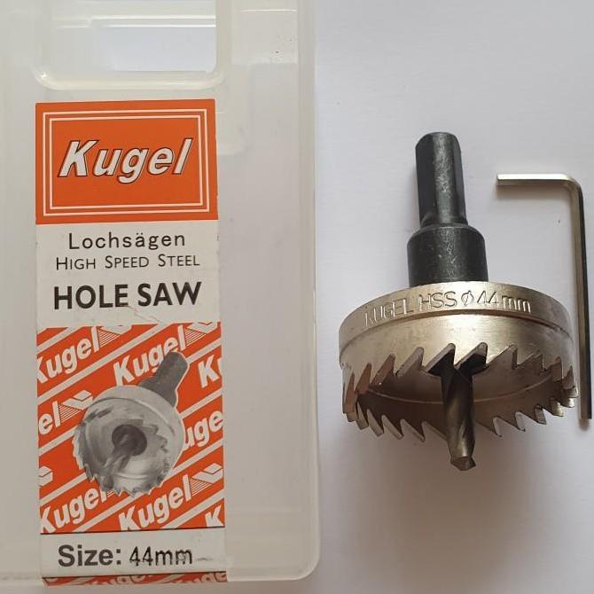 KUGEL Hole saw HSS 44 mm - Mata Bor Besi 44 mm Original HOLESAW KUGEL ASLI