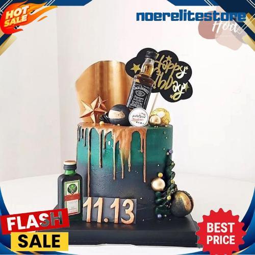 Termurah Topper Miniatur Botol Bir Whiskey Heineken Vodka Roko Untuk Hiasan Kue Dekorasi Meja Beer W