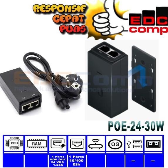 UBIQUITI POE 24V 30W Gigabit - POE-24-30W