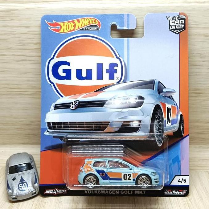 Hot Wheels Volkswagen Golf MK7 Gulf Car Culture