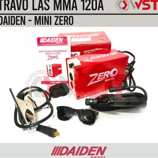 Daiden Travo Las Inverter Mini Zero 120A - Mesin Las Mini - Trafo Las