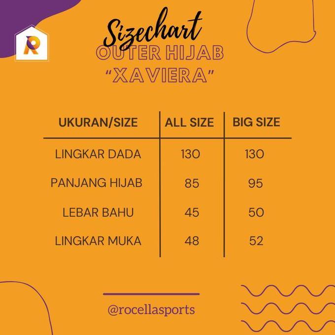 Rocella Sports - Outer Hijab "Xaviera" - Outfit Olahraga Muslimah Terlaris