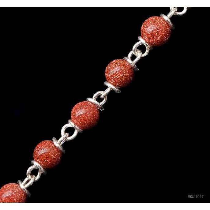 Rosario Batu Pasir Emas 4mm, Toko Katolik