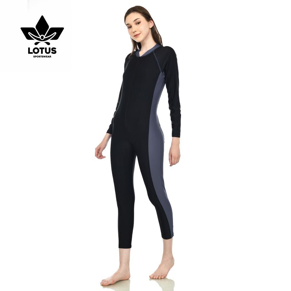 Shopialaza Baju Renang Wanita Selam Panjang Dewasa Terusan - Racun Shopee