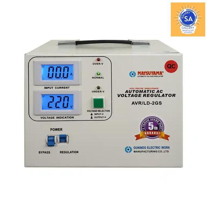 Stabilizer Listrik Stavolt Voltage Regulator MATSUYAMA - AVR - L 2 GS