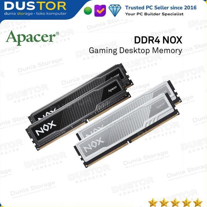 Apacer Longdimm Nox 16Gb (2X8Gb) Ddr4 3200 Mhz Dual Channel