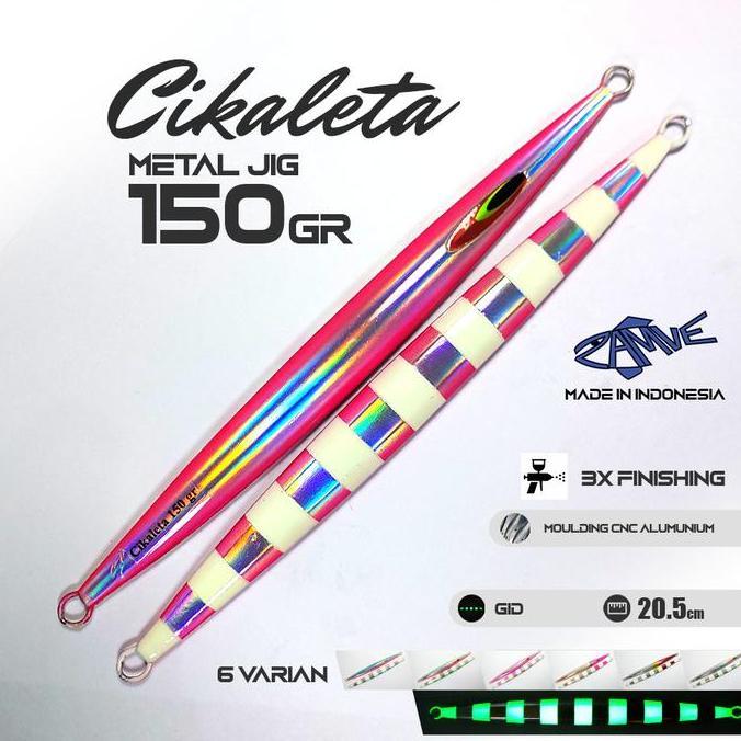 Metal Jig Zamve Cikaleta 150Gr Metal Jig 150Gr Metal Jig 150Gram