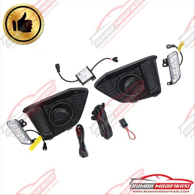 DRL - HONDA JAZZ GK 2014-2016 - LED - ESUSE - COVER FOG LAMP