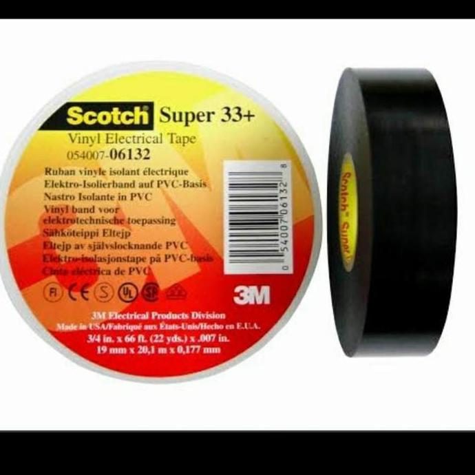 Isolasi 3M Scothch 33+ Isolasi Listrik