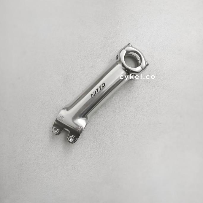 nitto nj 89 njs threadless stem silver NJS certified cold forged CO