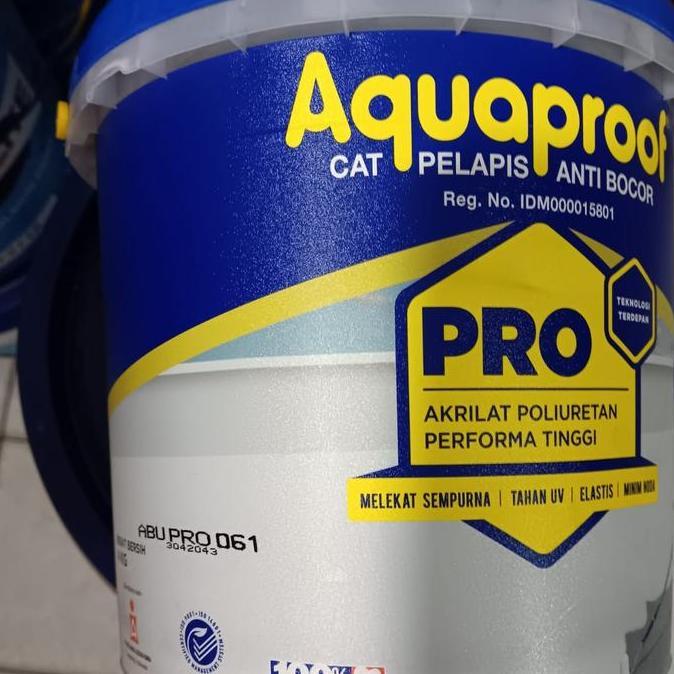 NEW Aquaproof Pro 4 kg Abu-abu Cat Tembok Anti Bocor