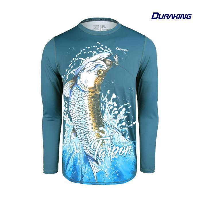 Duraking Jersey Mancing Mega Tarpon Green Tosca Termurah Best Quality 100% Original
