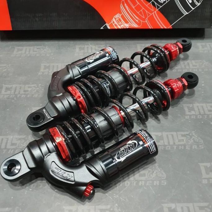 Shockbreaker Sok Tabung KTC 2Panah Evo 340mm Supra X 125 Hitam / Merah