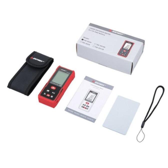 Sndway Meteran Laser Digital Distance Laser Meter Digital 50 Meter Sw-Ds50