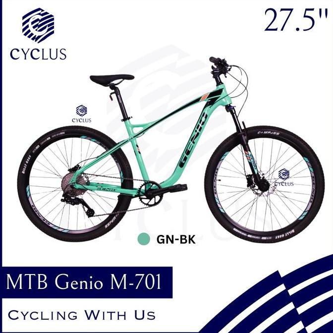 Sepeda Mtb Genio M-701 M701 27,5 Inch Hydraulic Disc Brake Rem Hidrolik Sepeda Gunung
