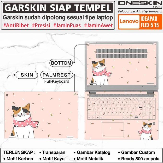 Garskin Stiker Laptop Lenovo IdeaPad Flex 5 5i-15 15ALC05 Full Body