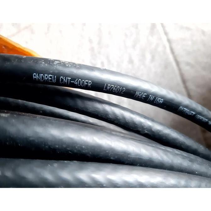 New- KABEL RG8 kabel coaxial RG 8 Andrew MADE IN USA INNER TUNGGAL