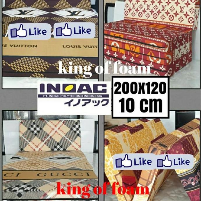 NEW KASUR BUSA LIPAT 4 INOAC 120X200X10CM GARANSI 5 TAHUN ORI